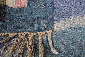 Ingegerd Silow, a flat weave carpet, signed IS, Sweden, c. 230 x 168 cm.