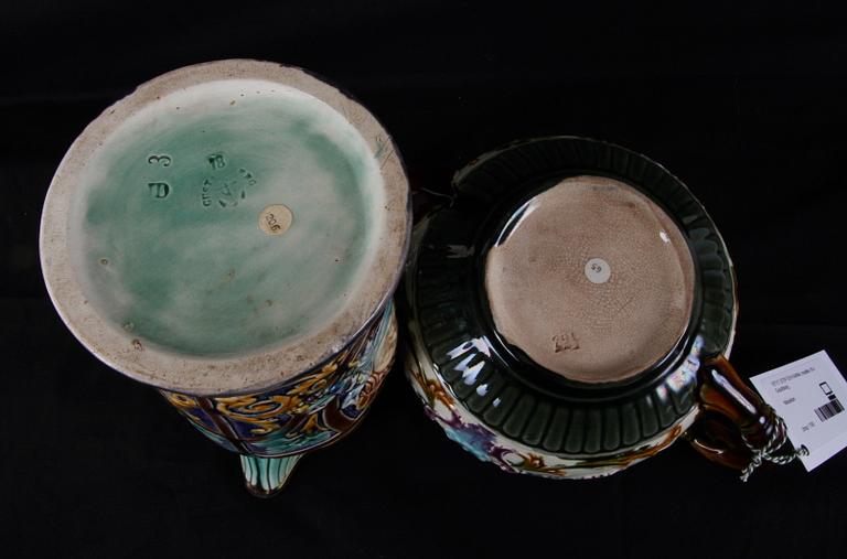 STOP OCH KANNA, majolika. Bl.a Gustafsberg.