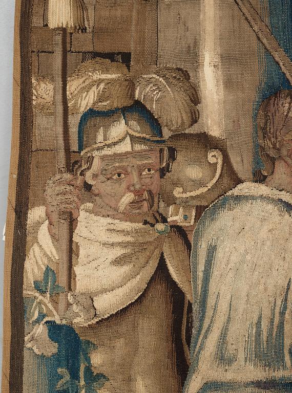 A tapestry, "The Queen of Sheba", tapestry weave, ca 224-229 x 289-291, Flanders, the 17th century.