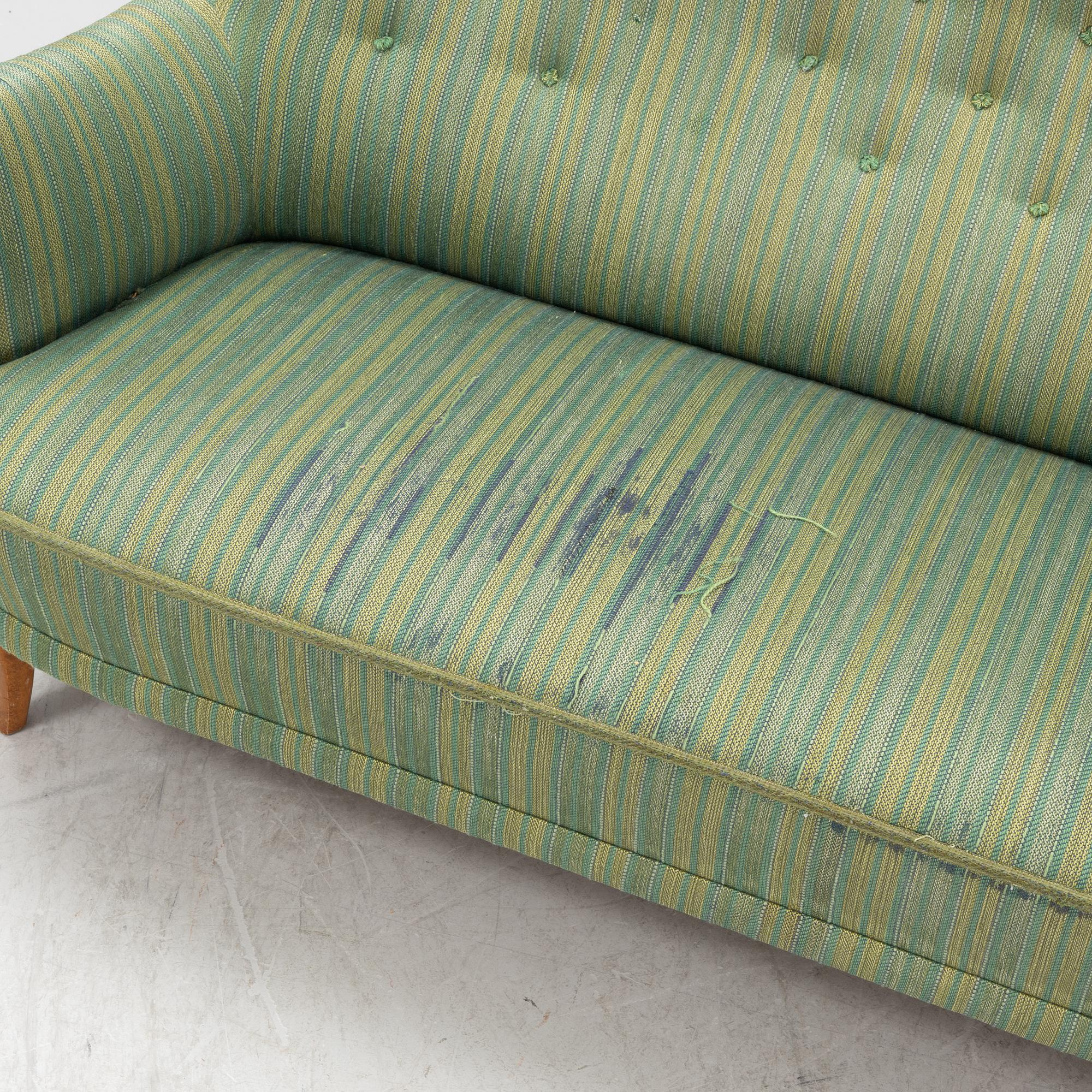 Carl Malmsten, a 'Gävle' sofa, second half of the 20th century.