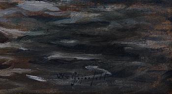 WILHELM von GEGERFELT, olja på duk, sign.