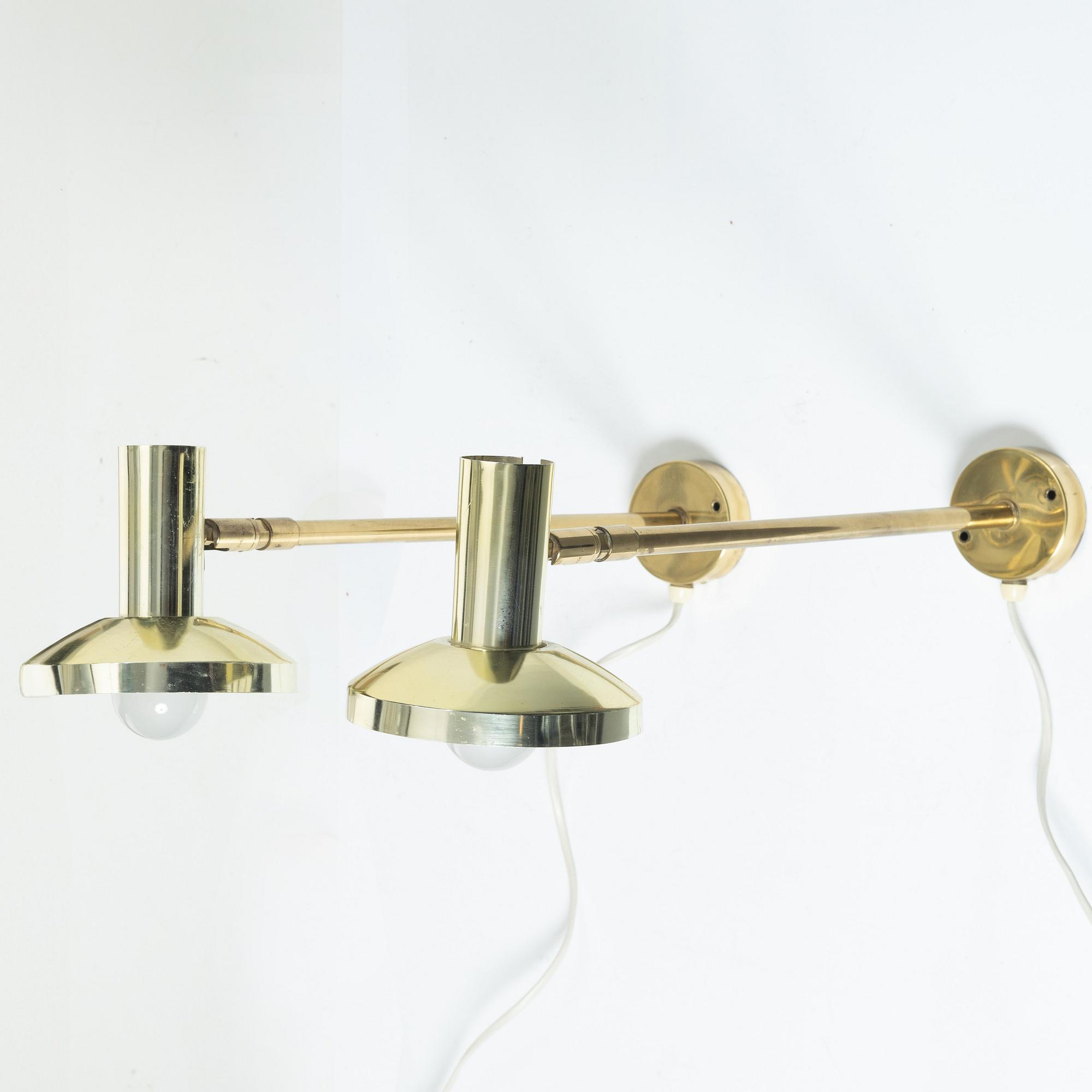 Hans-Agne Jakobsson, wall lamps, a pair, Lilux.