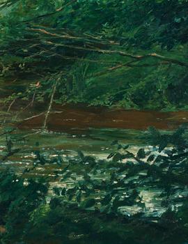 Gerhard Nordström, Verdure by the river.