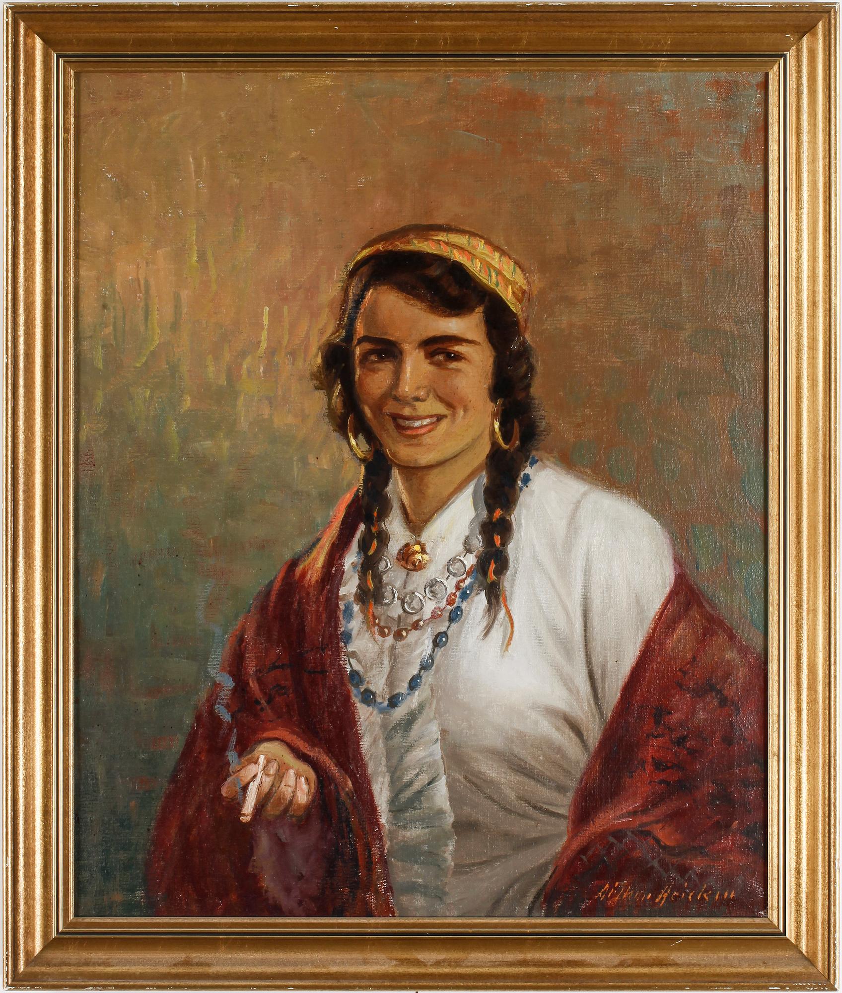 ARTHUR HEICKELL, olja på duk, signerad.