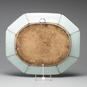 STEKFAT, kompaniporslin. Qingdynastin, Qianlong (1736-95).