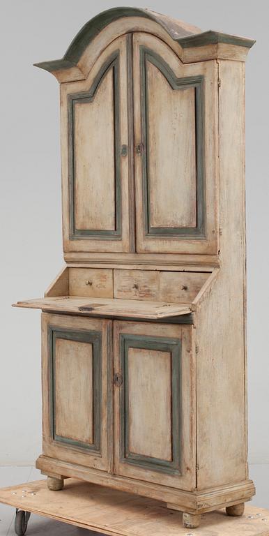 SKRIVSKÅP, allmoge, 1800-tal.