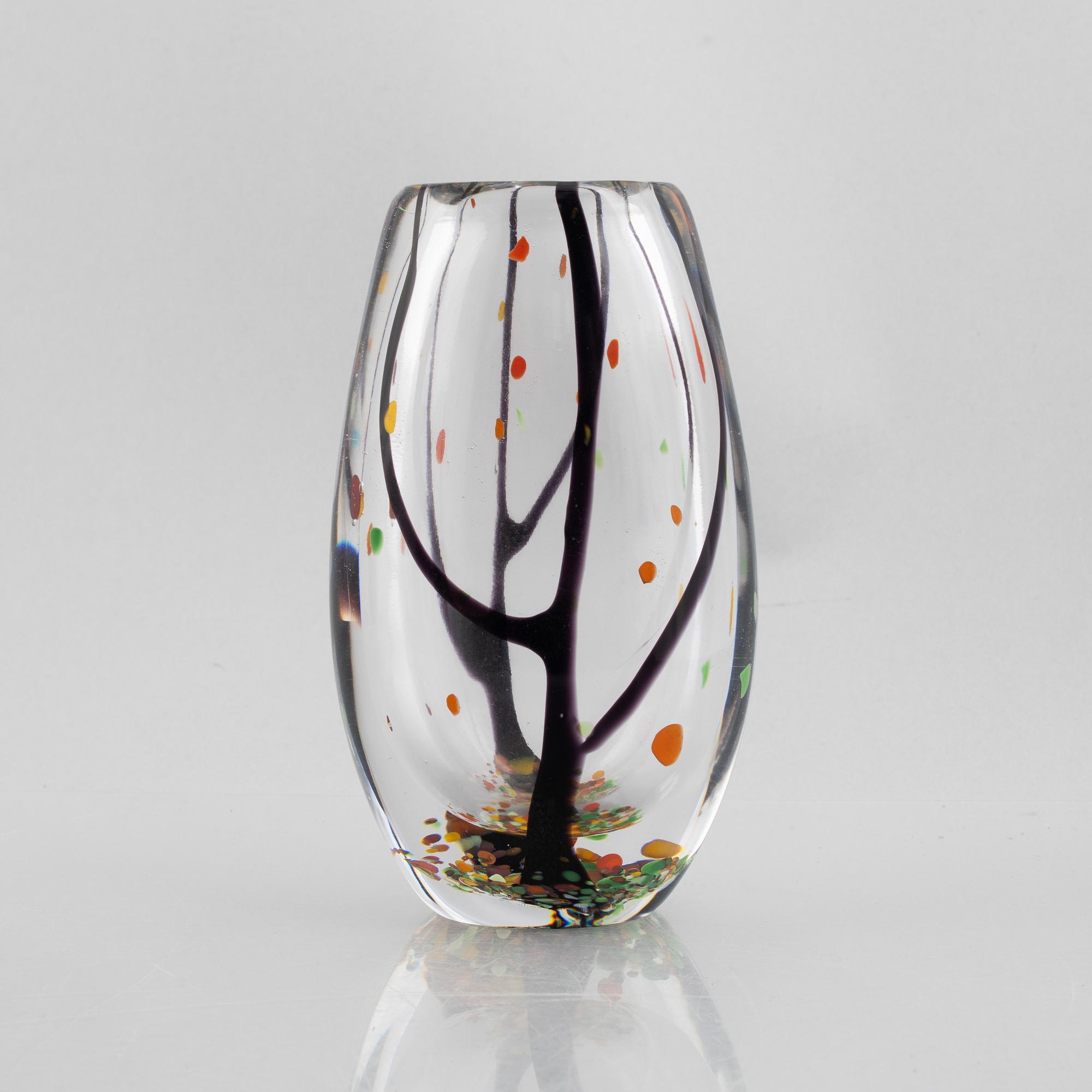 Vicke Lindstrand, a 'Höst (Autumn)' vase, Kosta, 1950's-60's.