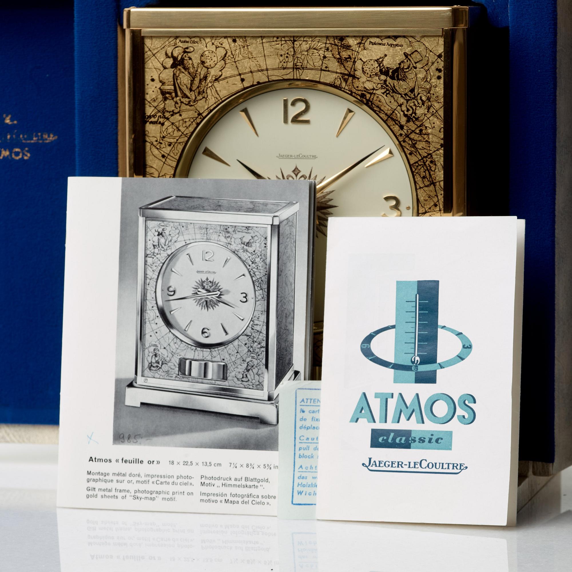 JAEGER-LeCOULTRE, Atmos, Sky Map, bordsur, 180 x 220 x 135 mm,