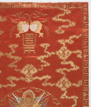 BRODERI, siden. Qingdynastin, 1800-tal.
