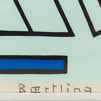 OLLE BAERTLING, färgserigrafi signerad daterad och numrerad 1950-68 250/300.