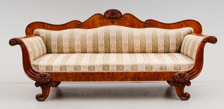SOFFA, senempire, 1800-talets mitt.