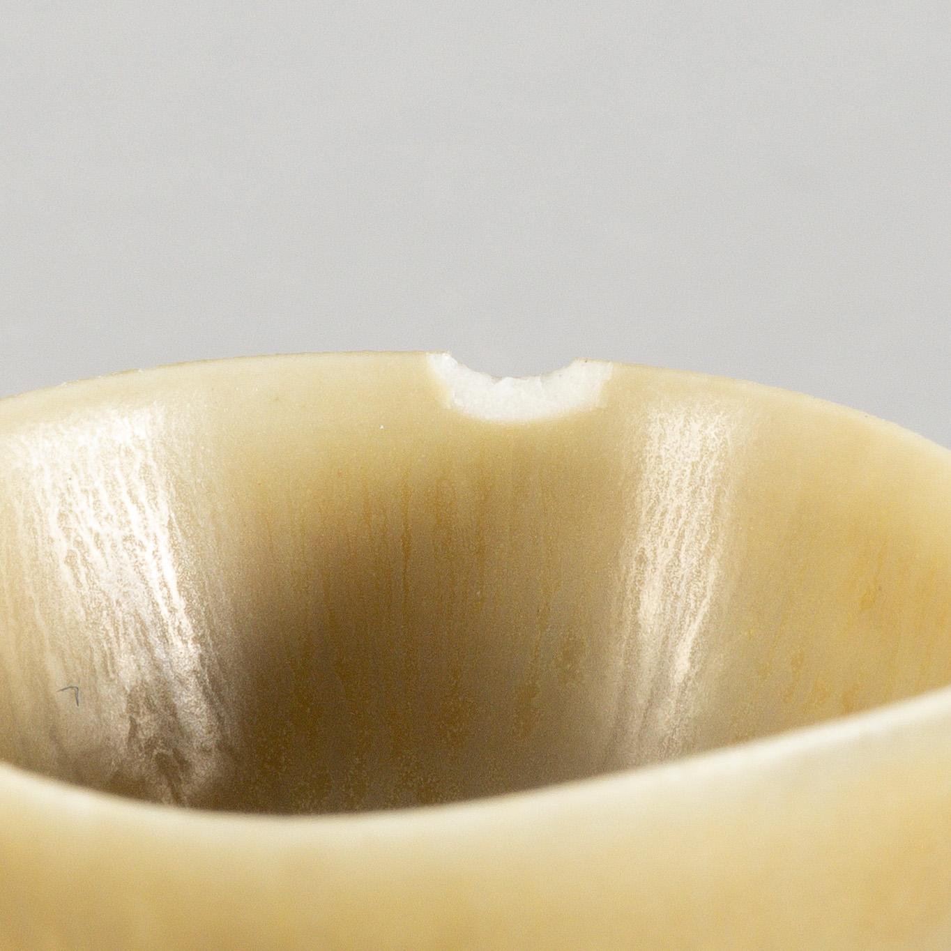 Berndt Friberg, a set of four stoneware miniature vases and three bowls, Gustavsberg Studio.