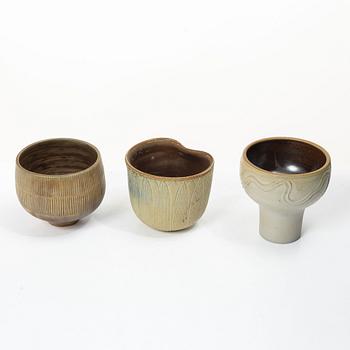 Edgar Böckman, a vase, a pot and a bowl.