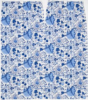 Josef Frank, a pair of 'La Plata' curtains, Svenskt Tenn.