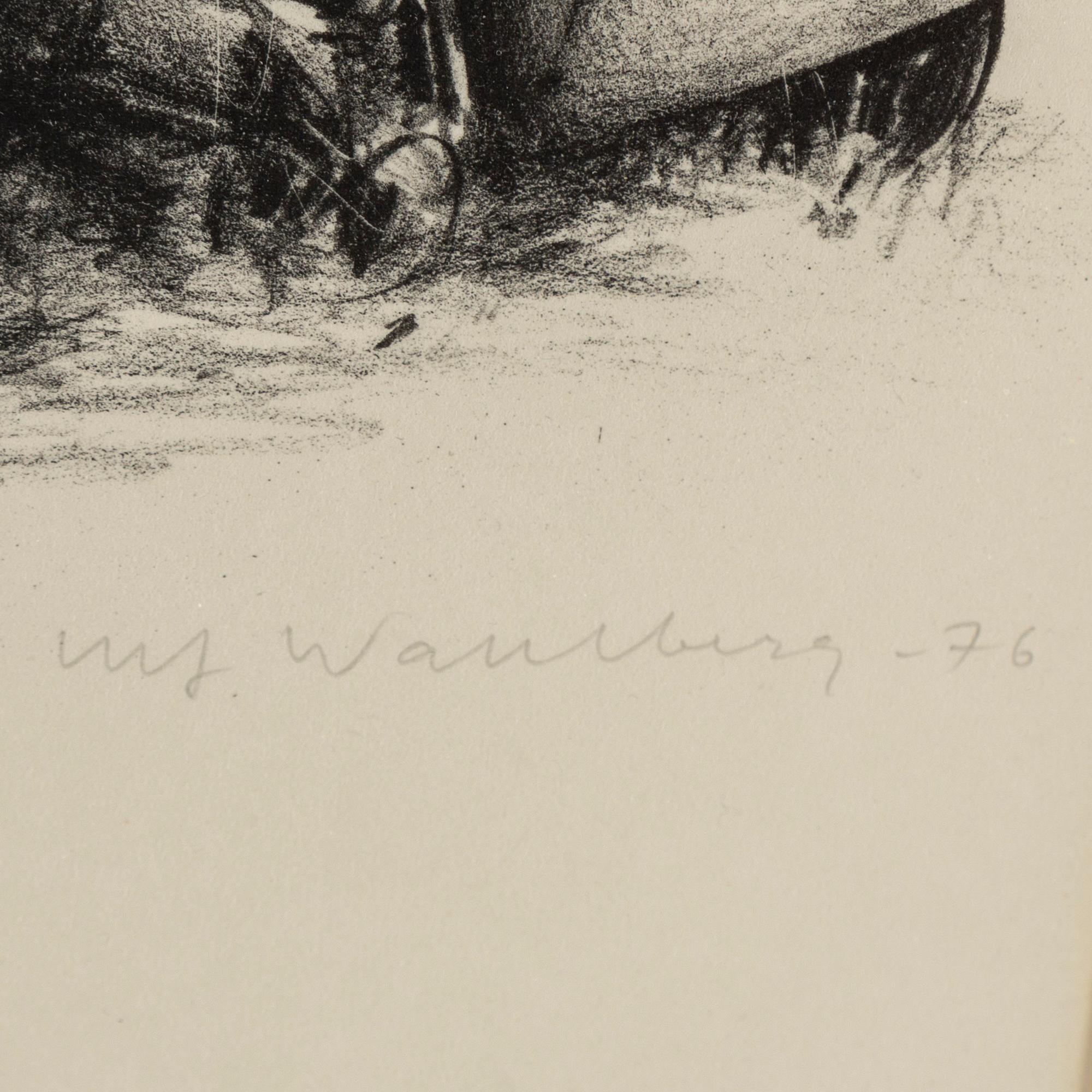 ULF WAHLBERG, lithographs, 2, 1976, 2001, signed 191/320, 248/295.