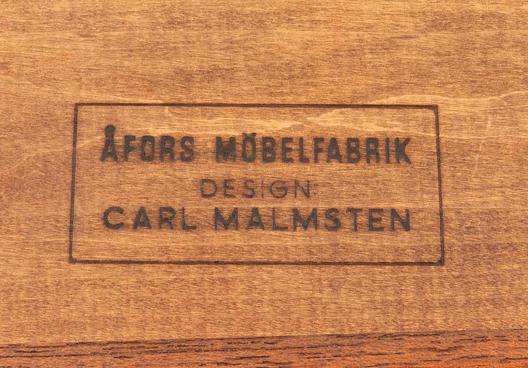 Carl Malmsten, "Nya Guldheden" writing desk, Åfors furniture factory, second half of the 20th century.