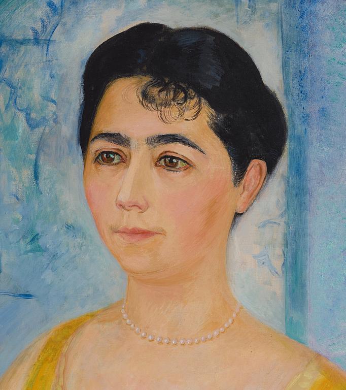 ISAAC GRÜNEWALD, olja på duk, signerad Isaac Grünewald och daterad 1920.