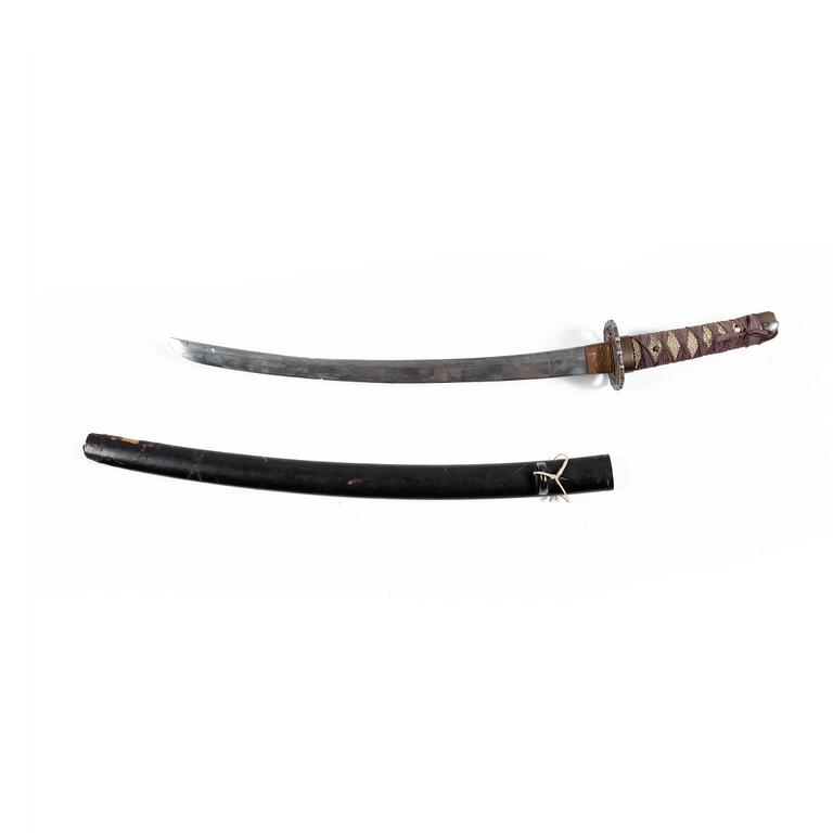 WAKIZASHI, Japan, 1800-tal.