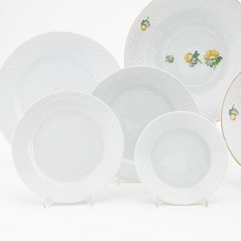 A 68-piece, partly 'Erantus', porcelain service from Bing & Grøndahl, Denmark.