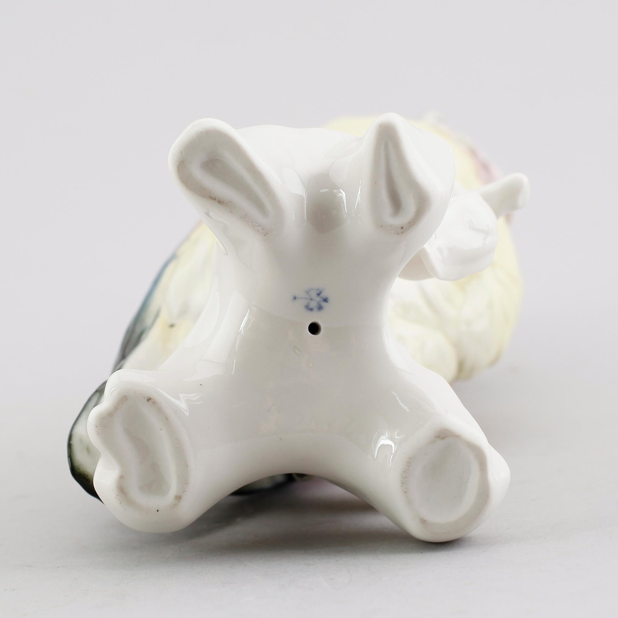 FIGUR, porslin, Karl Ens, 1900-talets mitt.