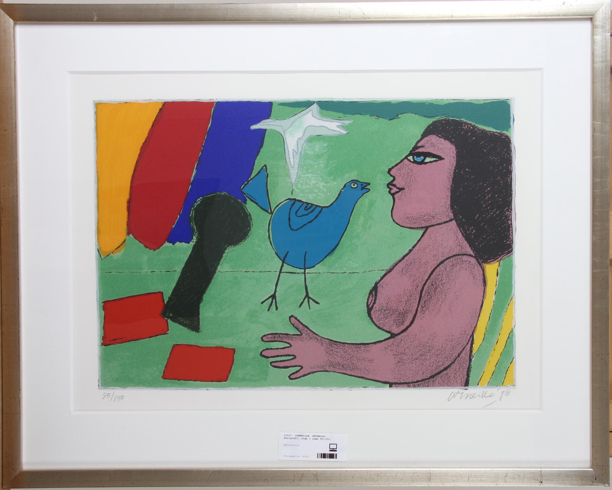 CORNEILLE, BEVERLOO. Serigrafi, sign o numr 85/150.