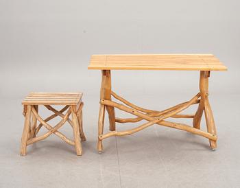 TRÄDGÅRDSMÖBLEMANG, 4 delar, 1900-tal.
