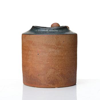 Stig Lindberg, a stoneware vase, Gustavsberg studio, Sweden 1961.