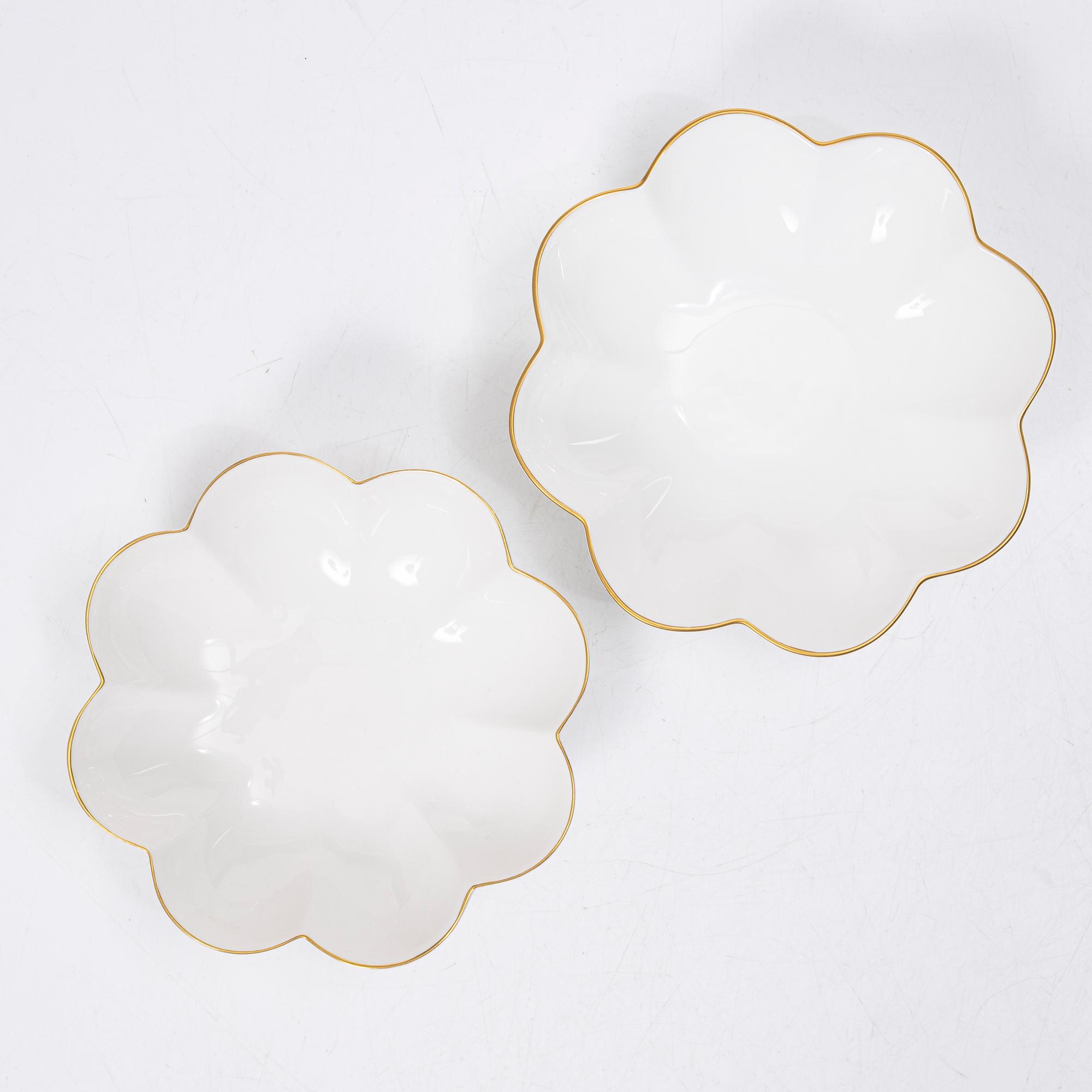 Karin Björquist, Service pieces, 14 pcs, porcelain, "Nobel", Rörstrand.