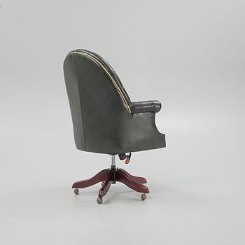A Chesterfield Sofa Company desk chair, England, contemporary.
