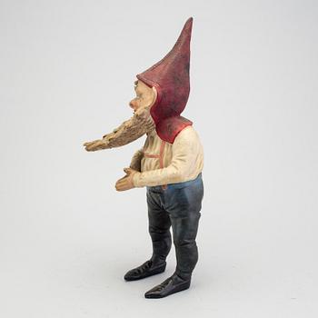 FIGURIN, målad terrakotta, omkring år 1900.
