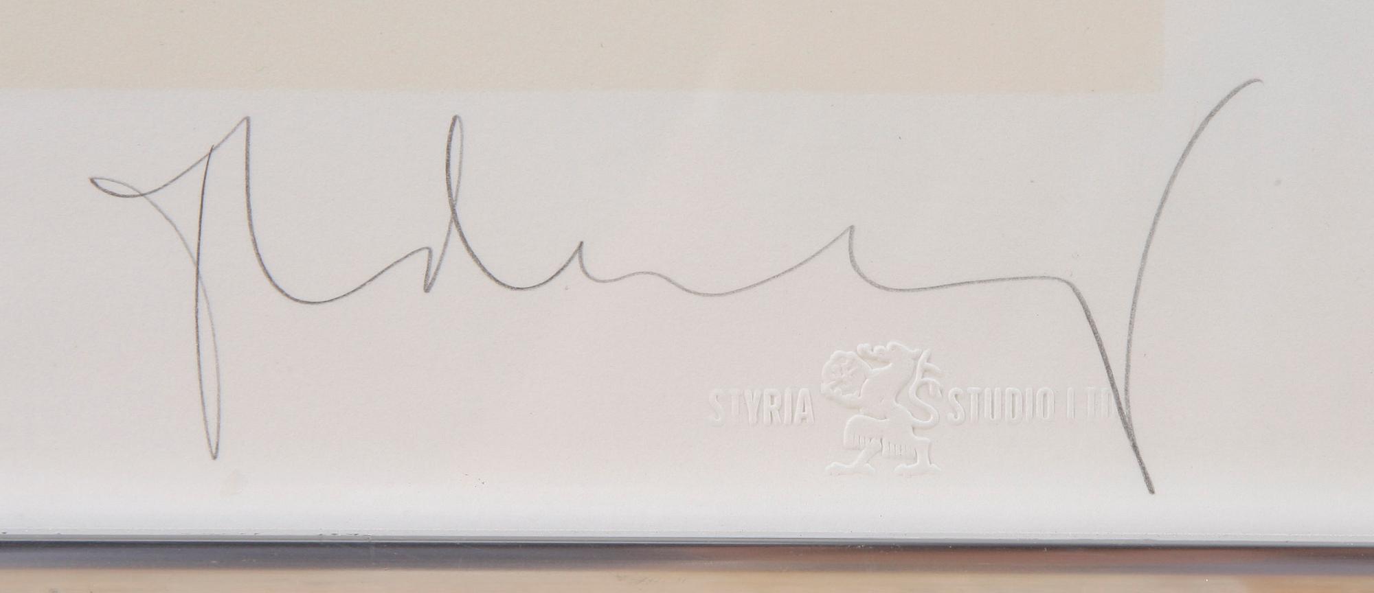 OLDENBURG, CLAES, färglitografi, sign o numr 39/100.