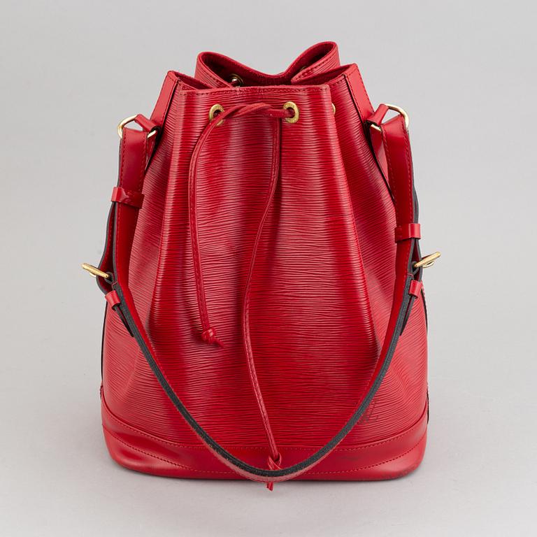 Louis Vuitton, a red Epi 'Noé' handbag, 1995.