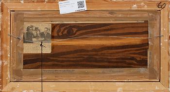 ERIC CEDERBERG, olja på pannå, sign.