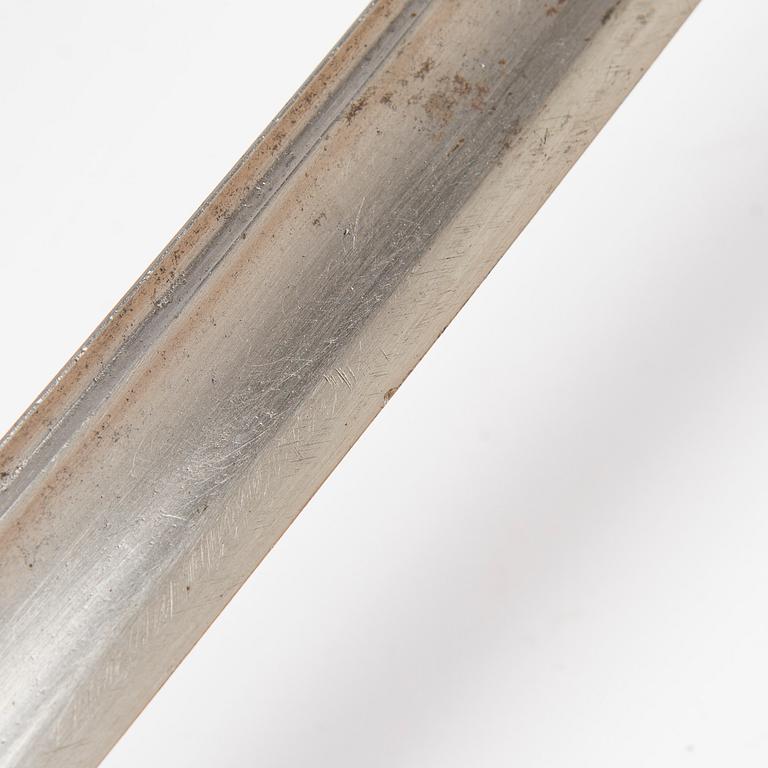 Sabre, Finnish, model 1927 (French model 1822) with scabbard.