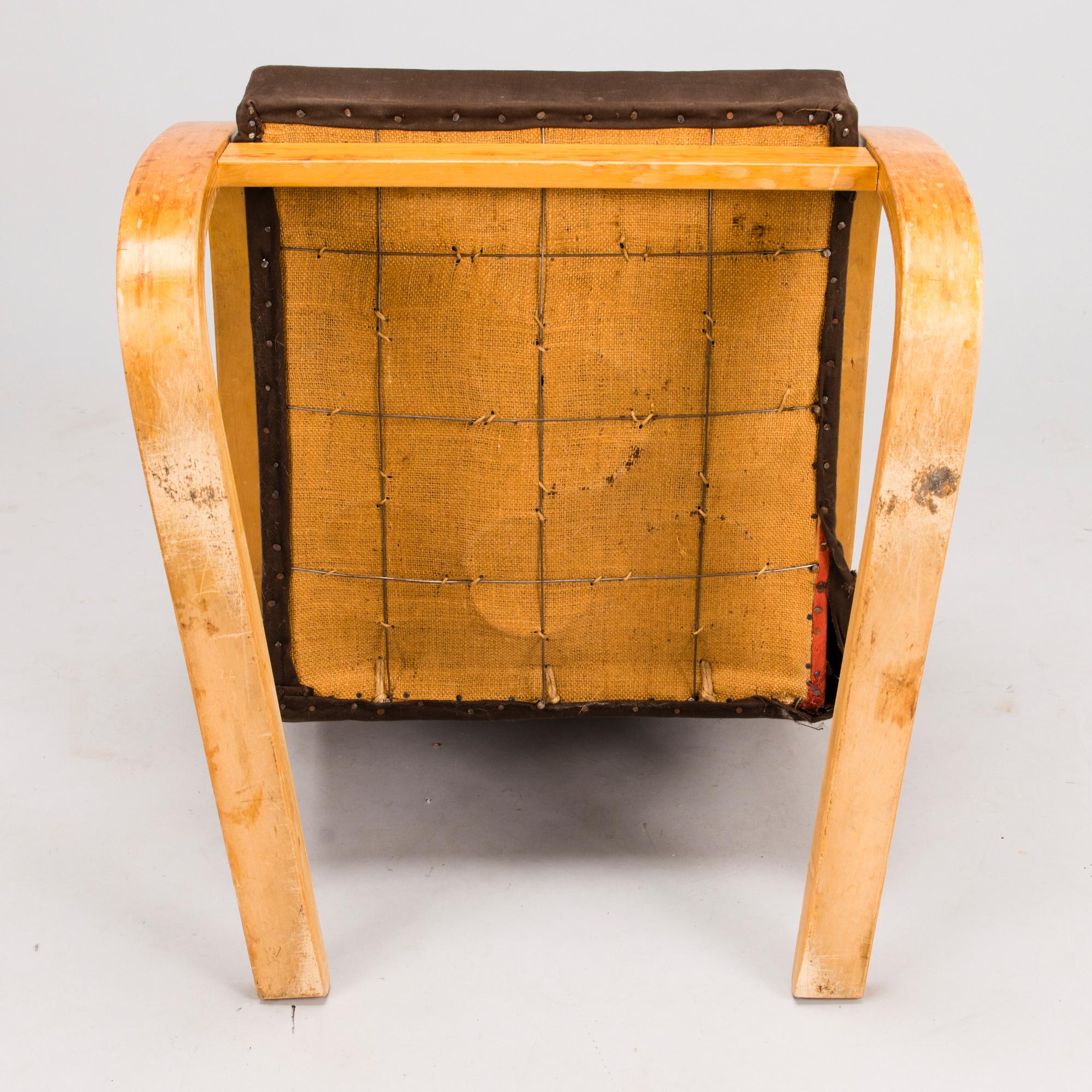 ALVAR AALTO, A late 1940s '34/402' armchair for  O.Y. Huonekalu- ja Rakennustyötehdas A.B. Finland.