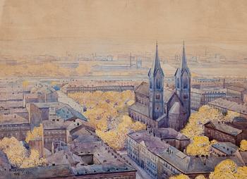 556. Karel Cerny, VIEW OF VIENNA.