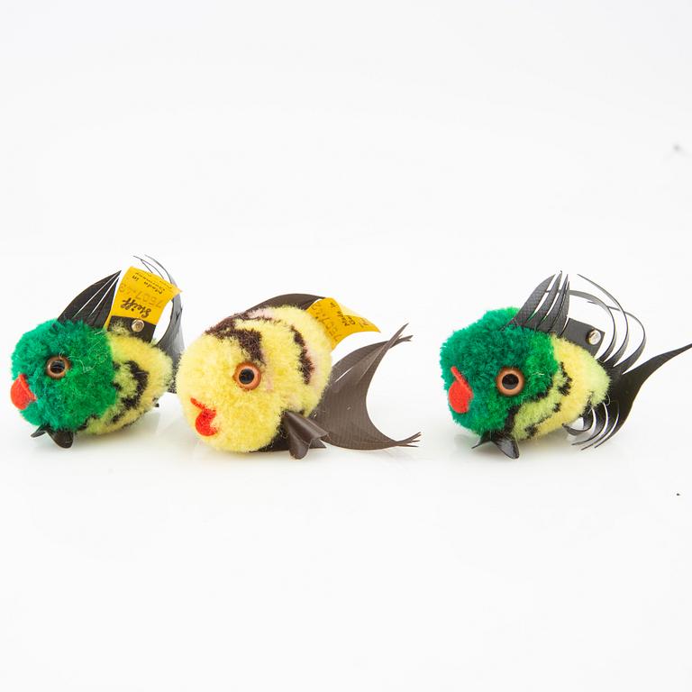 Toy animals, 12 pcs, Steiff, Germany, second half of the 20th century.