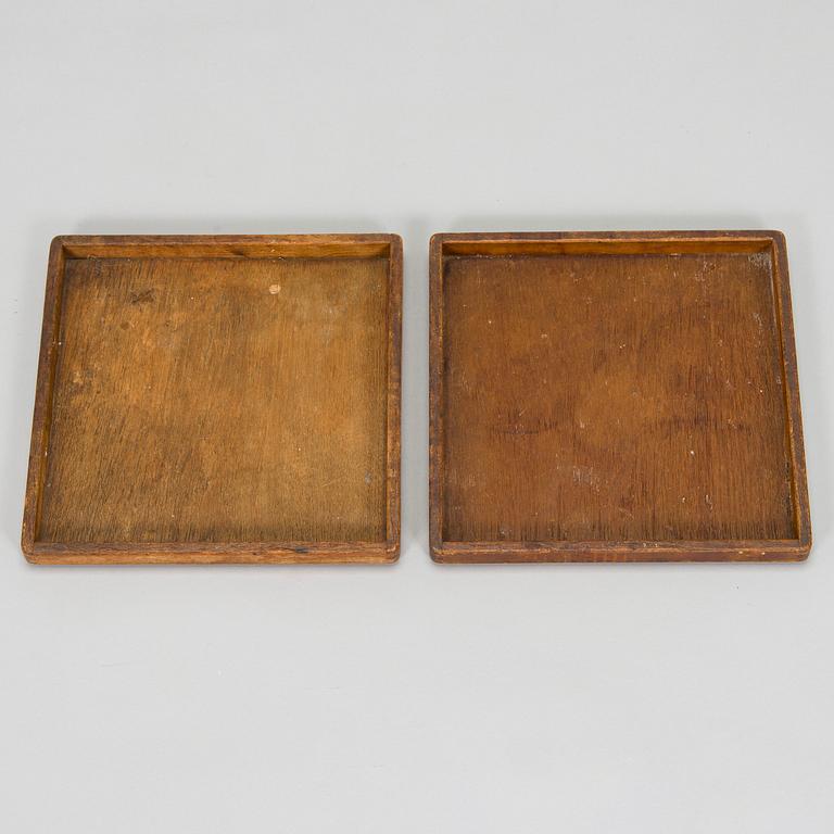 Aino Aalto, two mid- 20th century trays / serving dishes.