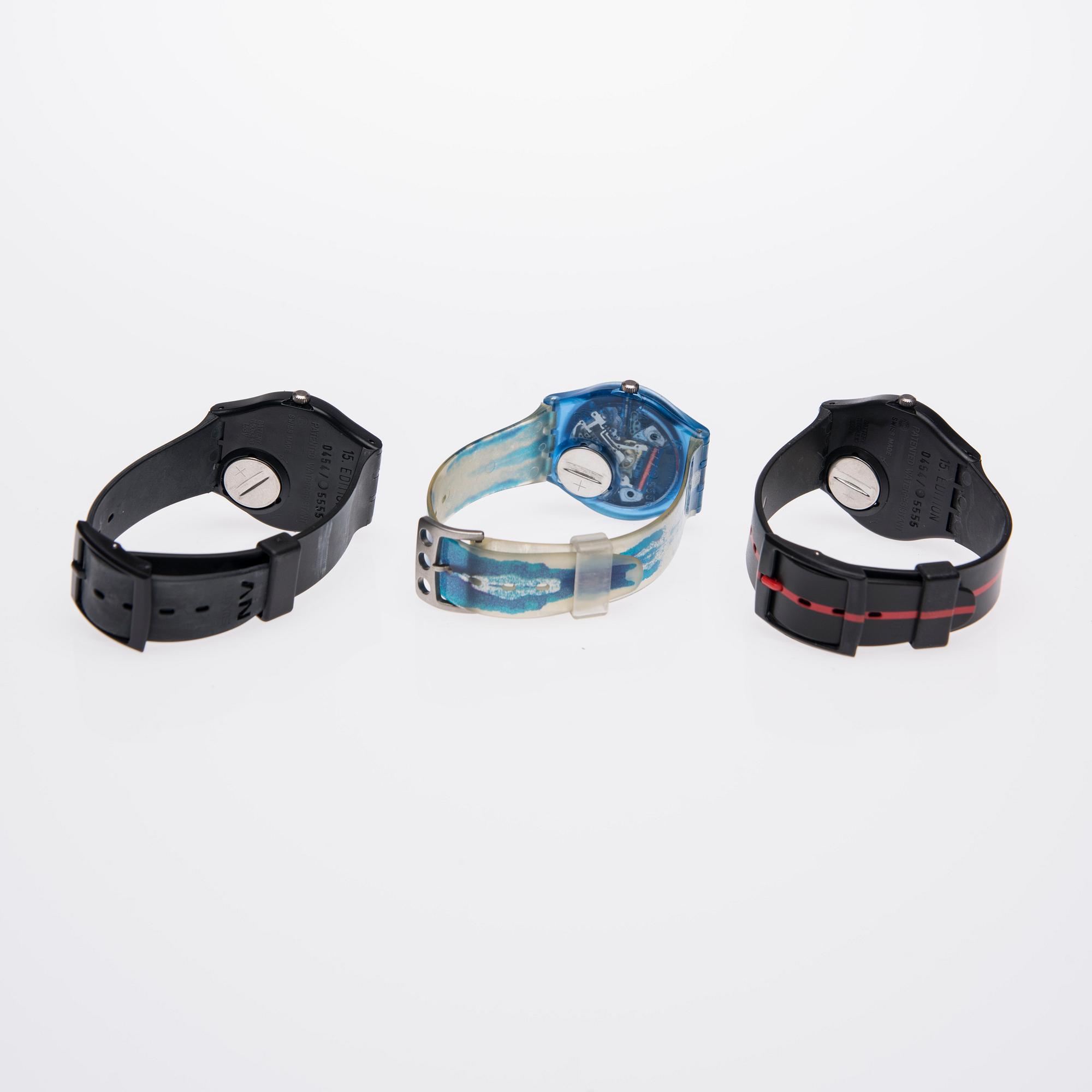 ARMBANDSUR, 3 st, Swatch.