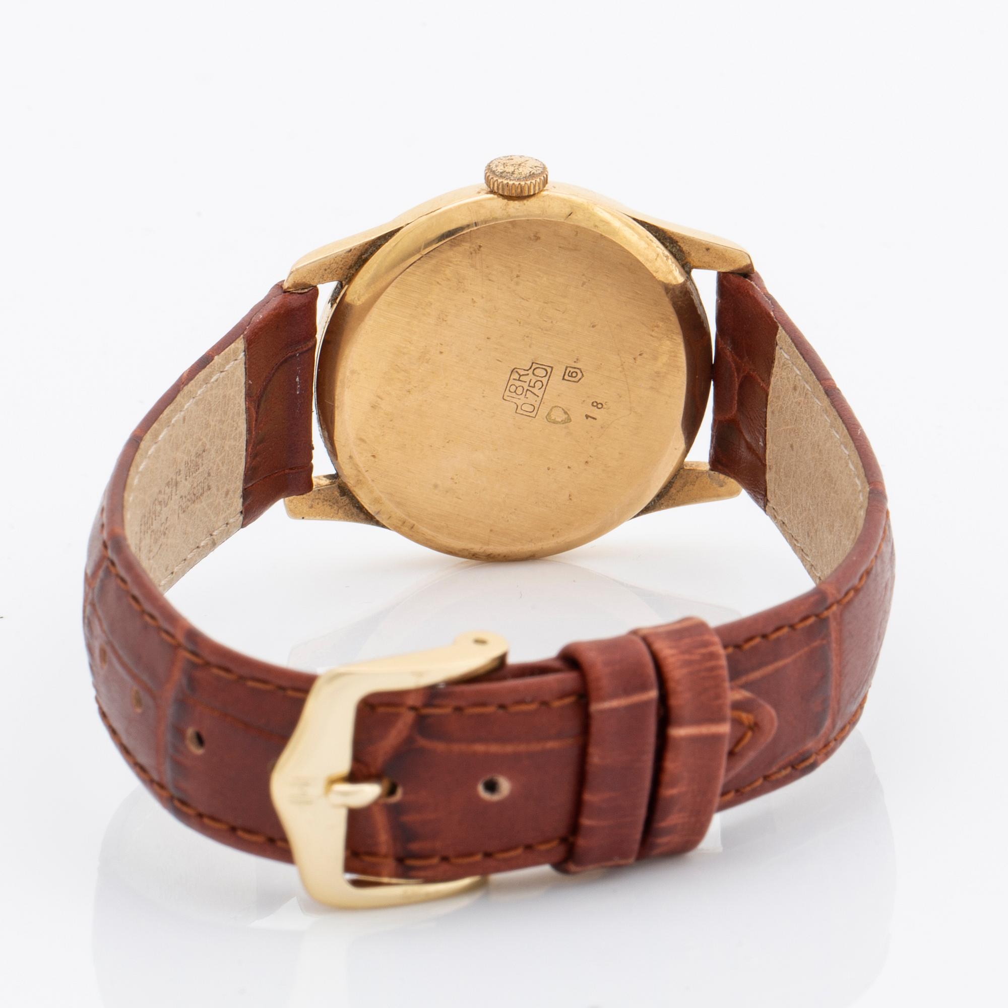 HERRARMBANDSUR, Plosy. 18K guld.