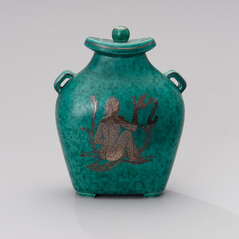 WILHELM KÅGE, urna, stengods, Argenta A22, Gustavsberg.