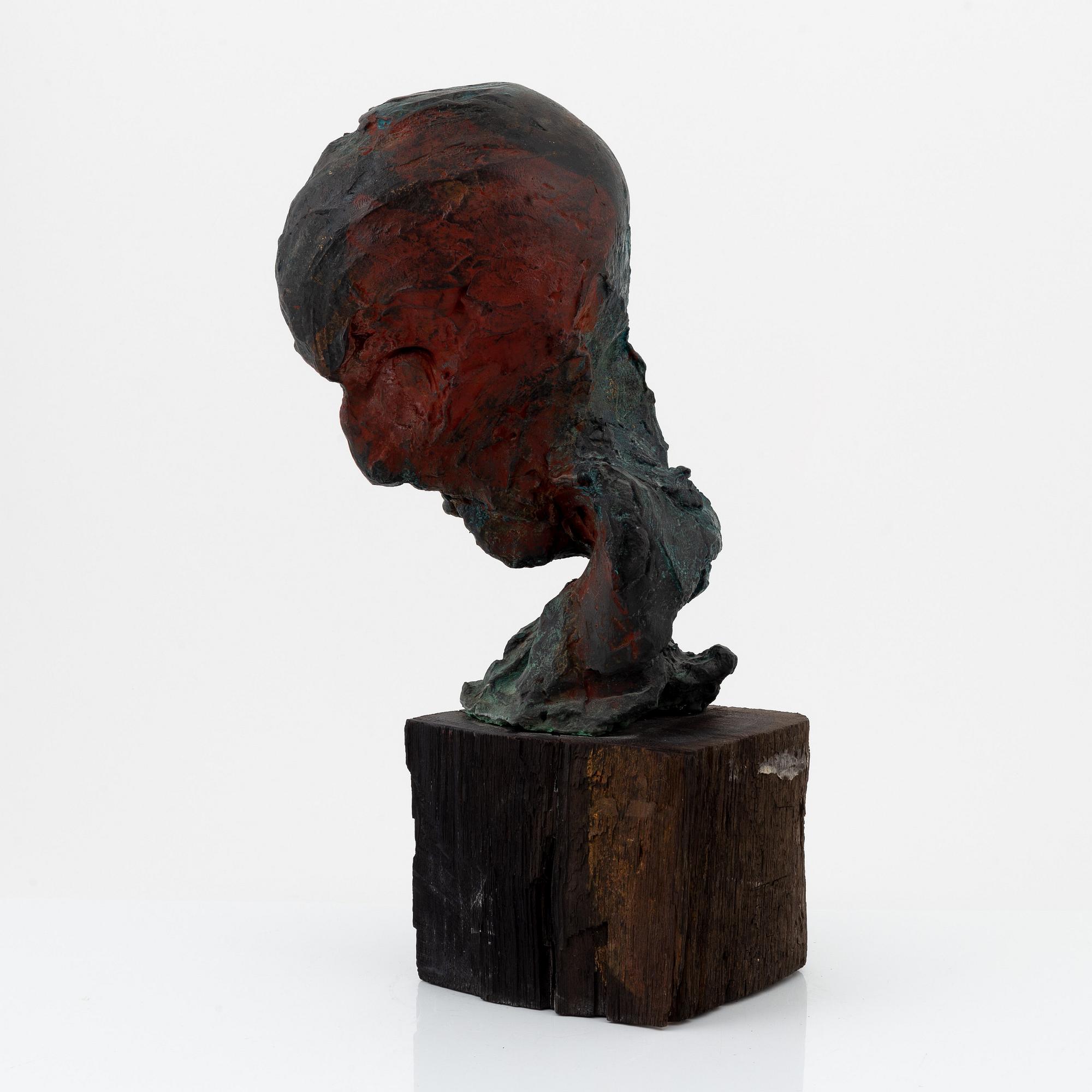 Claes Hake, a bronze sculpture, signed.