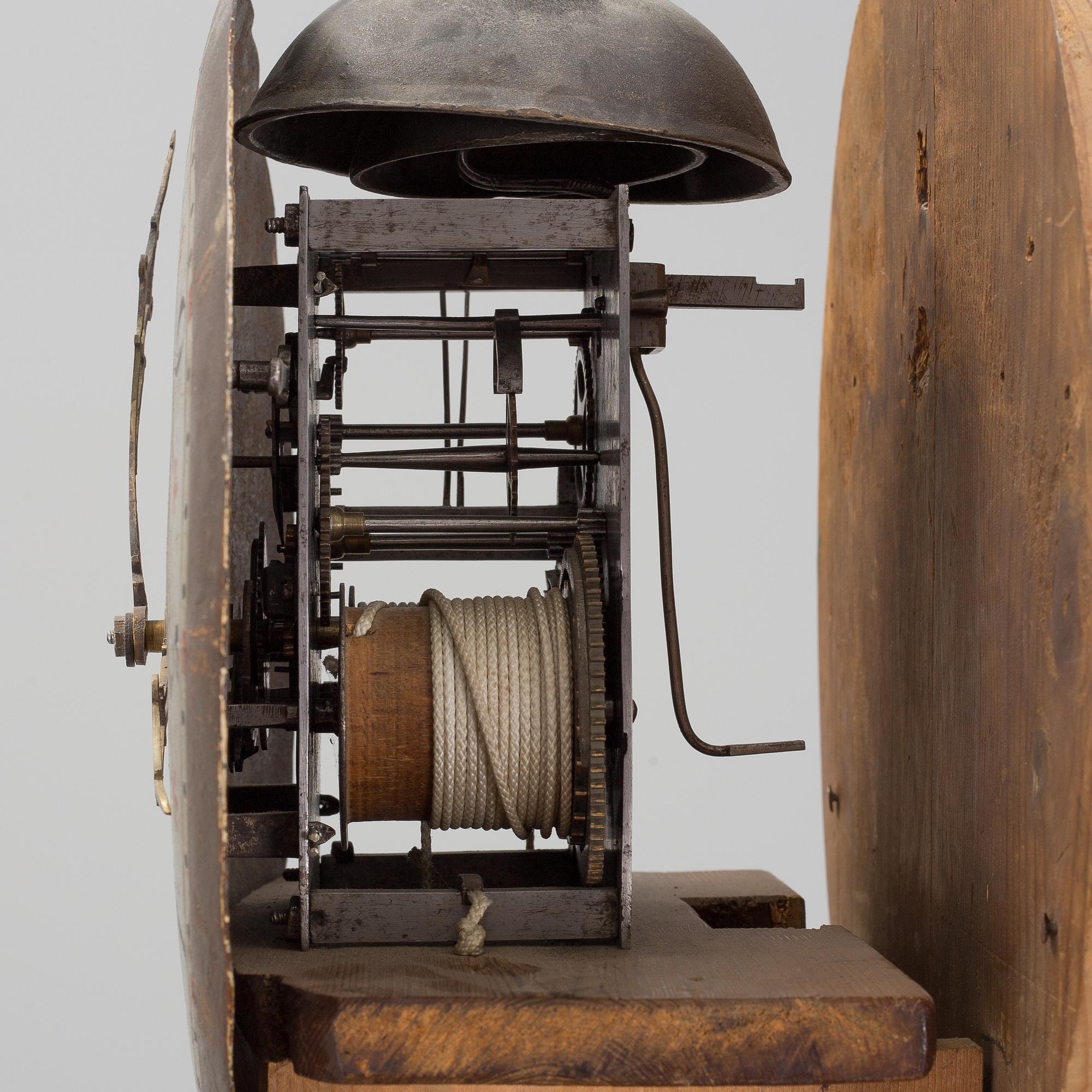 A 19th century longcase clock.