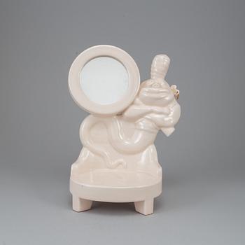 MATS THESELIUS, a porcelain mirror, signed and numbered 50/50, 1991.