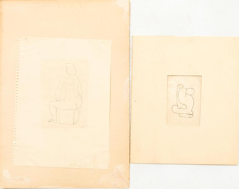 Arne Jones, Skisser 2 st.