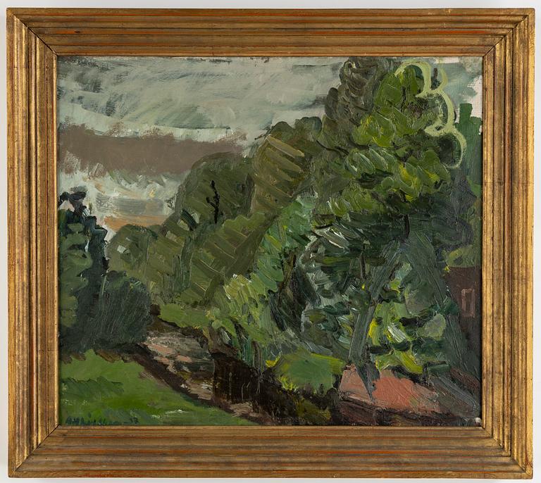 Alf Lindberg, oil on canvas, signed and dated -37.