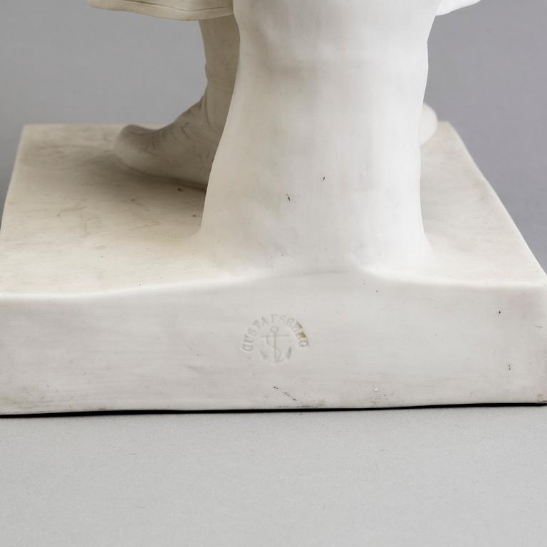 A PARIAN FIGURE, Gustafsberg, ca 1900.