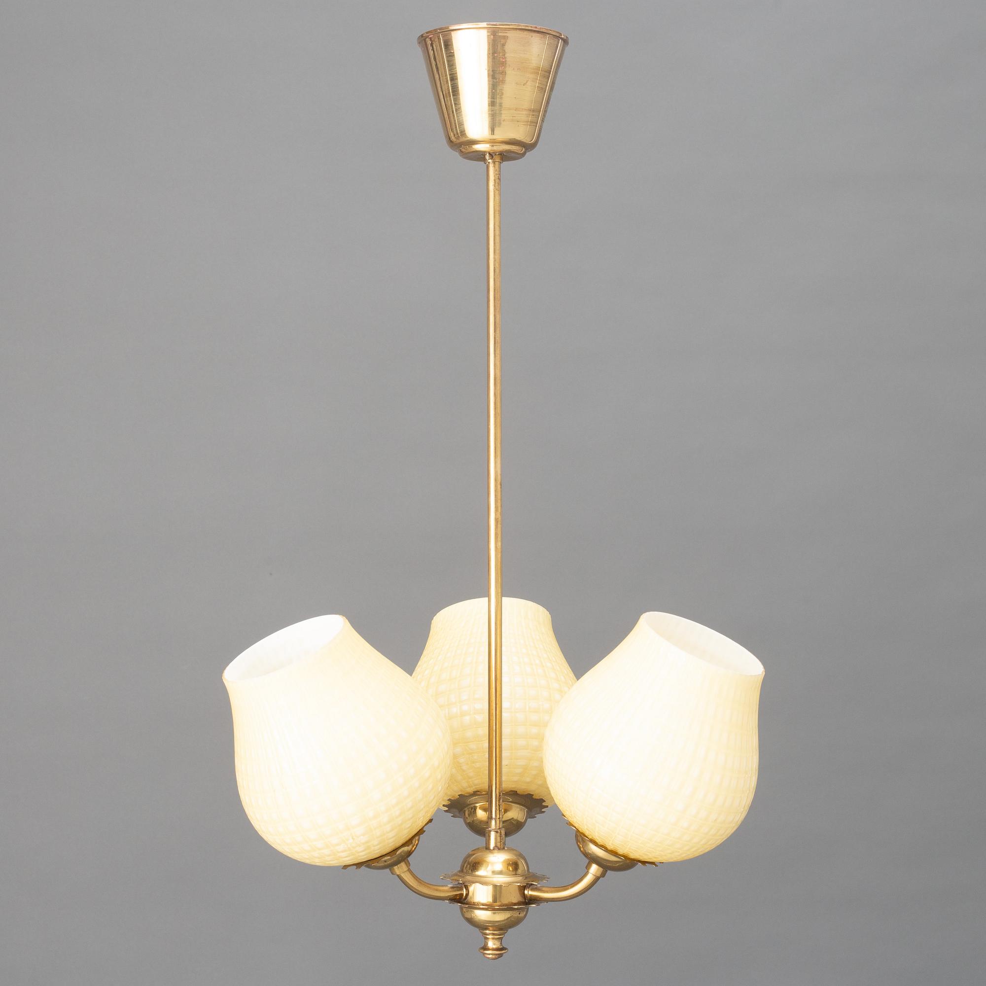 A Swedish Modern Ceiling Light, 1940s.