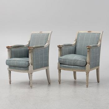 Bergerér, ett par, Frankrike, 1800-tal.