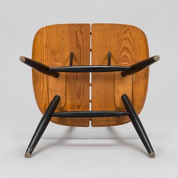 Ilmari Tapiovaara, a 1960's 'Pirkka Lounge chair by Laukaan Puu, Finland.